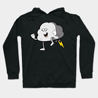 Farting lightning cloud Hoodie